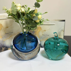 Product round crystal vase