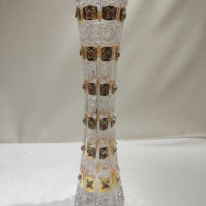 Bohemian crystal vase