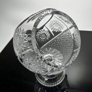 bohemian crystal ice bucket