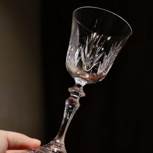 24% lead crystal ripple wavy irregular glass cup | boho colored water tumbler (复制)